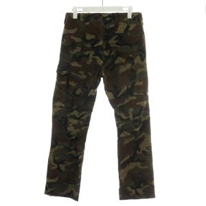 RIPVANWINKLE カーゴパンツ 迷彩 カモフラ コットン ジッパーフライ 3 カーキ