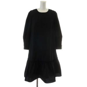 21年 パールワンピース 38 黒