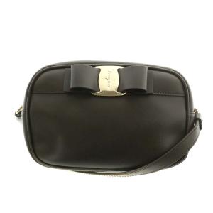 ミニ ヴァラ ショルダーバッグ レザー 茶