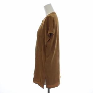 Theory 22SS POWDER CREPE PKT POPOVER N ブラウス シャツ 半袖 スキッパーネック S