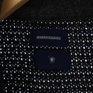 MIHARA YASUHIRO テーラードジャケット ニット シングル 3B ウール 48 グレー