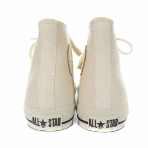 CONVERSE MHL. LEA  ALL STAR HI スニーカー ハイカット カウレザー US8.5 アイボリー