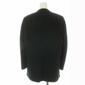 AGNONA ノーカラージャケット トッパー カシミヤ 44 ブラック