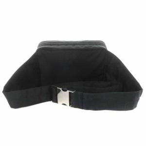 PRADA TESSUTO MONTAGN NERO ウエストバッグ ナイロン 三角プレート 黒