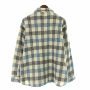 WOOLRICH ネルシャツ チェック ポケット 長袖 ブルー ベージュ