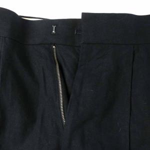 Shinzone 22SS リネンコモンパンツ LINEN COMMON PANTS ワイドパンツ ロング 麻 36 S 黒 ブラック