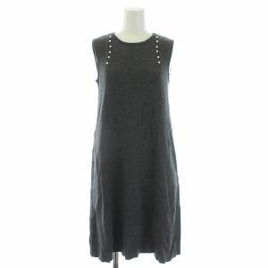 36718 パネルシームドレス 38 グレー