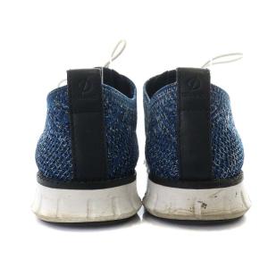 COLE HAAN ゼログランド スティッチライト オックスフォード スニーカー シューズ 7.5 ブルー