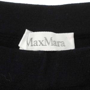 Max Mara イージーパンツ ニット ウール L ネイビー