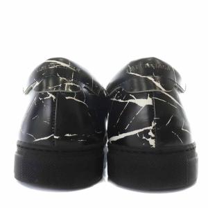 BALENCIAGA スリッポン ローカット 総柄 フラット 37 ブラック