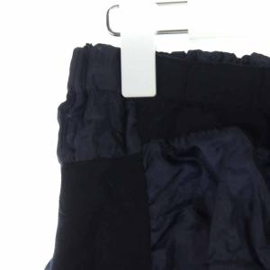 robe de chambre COMME des GARCONS コムデギャルソン フレアスカート ロング パッチワーク ヴィンテージ 紺 ネイビー