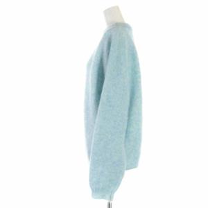 Acne Studios DRAMATIC MOH ニット セーター ウール混 長袖 XS 水色