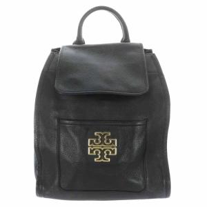 TORY BURCH リュックサック デイパック レザー ロゴ ブラック