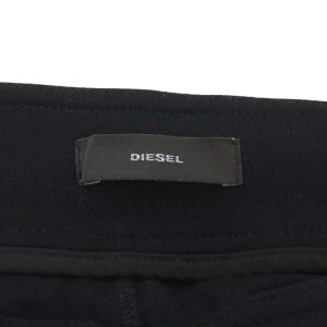 DIESEL バイカーパンツ スウェット地 27 ブラック