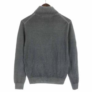 Cruciani ニット カットソー タートルネック ウール 長袖 44 グレー
