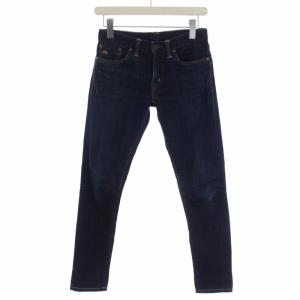 SKINNY FIT デニムパンツ ジーンズ スキニー ジップフライ W25 インディゴ