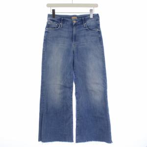 ROLLER CROP SNIPPET ワイドデニムパンツ ジーンズ ジップフライ カットオフ W26 M インディゴ 2710600262