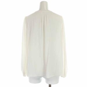 ANAYI 22SS 10221713010 ETERNAL LINE バックサテンラッフル 36 ホワイト