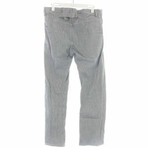 eYe JUNYA WATANABE MAN AD2011 ロングパンツ コットン ストライプ M ネイビー ホワイト