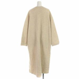 DRESSTERIOR カシミヤ混ロングカーディガン ニット ウール 長袖 38 ベージュ