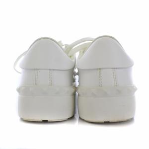 VALENTINO GARAVANI ロックスタッズスニーカー シューズ レザー 36 ホワイト