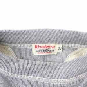 WAREHOUSE 両Vガゼット スウェット トレーナー 長袖 38 グレー