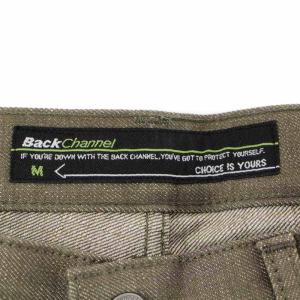 Back Channel NON WASH BAGGY DENIM デニムパンツ ジップフライ M ベージュ カーキ 2320656