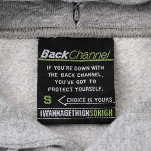 Back Channel ×Prillmal PULLOVER PARKA プルオーバー 長袖 S グレー パープル