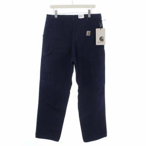 Carhartt SINGLE KNEE PANTS ワイド テーパード W32 L32 ネイビー タグ付き