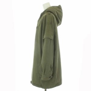 SAINT LAURENT PARIS 2015 395209 モッズコート 中綿ブルゾン M カーキ