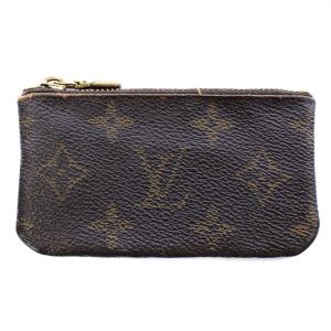 ポシェット クレ モノグラム キャンバス キーケース コインケース 小銭入れ ブラウン M62650