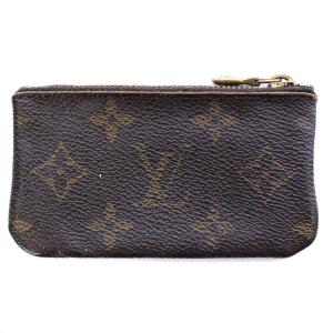 LOUIS VUITTON ポシェット クレ モノグラム キャンバス キーケース コインケース 小銭入れ ブラウン M62650