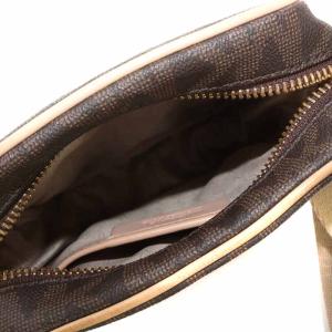 MICHAEL Michael Kors ショルダーバッグ PVC MKロゴ ブラウン