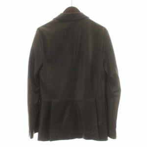 ETRO テーラードジャケット ラムレザー 48 グレー