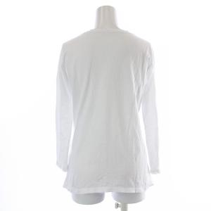 HaaT イッセイミヤケ Tシャツ カットソー ロンT 七分袖 スパンコール 2 M 白 ホワイト