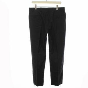 ARMANI COLLEZIONI パンツ スラックス ジップフライ ストライプ柄 ウール シルク混 50 グレー