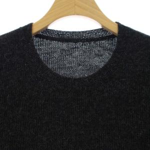 ATTACHMENT 14AW ベビーアルパカ クルーネックプルオーバー ニット AK42-267 1 チャコールグレー