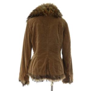 EPOCA 中綿ジャケット ファー 40 ベージュ KA111-534-40