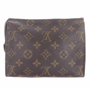 LOUIS VUITTON モノグラム ポッシュ トワレ 19 マルチポーチ ブラウン M47544