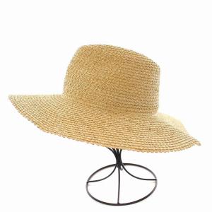 Ron Herman move roma 麦わら帽子 ストローハット つば広 56cm ベージュ