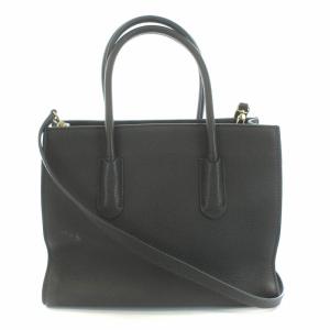 FURLA テッサ ハンドバッグ トートバッグ ショルダーバッグ 2WAY レザー グレー