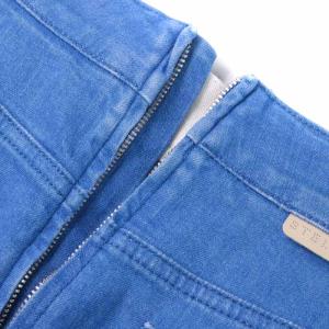STELLA McCARTNEY デニムスカート フレアスカート ミモレ ロング 40 M 青 ブルー