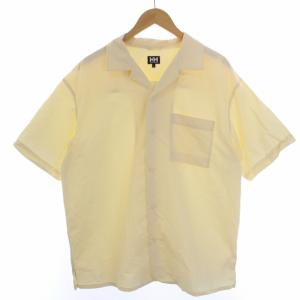 ショートスリーブバスクシャツ 半袖 オープンカラー ナイロン L ベージュ HOE42202