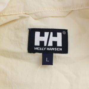 HELLY HANSEN ショートスリーブバスクシャツ 半袖 オープンカラー ナイロン L ベージュ HOE42202