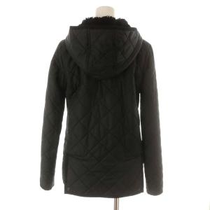 MACKINTOSH 中綿ジャケット フード キルティング アウター 34 S 黒 ブラック
