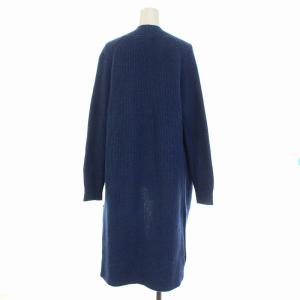 POLO RALPH LAUREN カーディガン ニット ロング 羽織り ウール カシミヤ混 長袖 ブルー