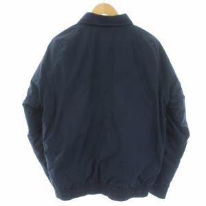 Brooks Brothers ダウンジャケット ジップアップ 刺繍 M ネイビー
