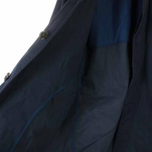 POLO RALPH LAUREN ステンカラーコート ロング コットン ポケット M ネイビー