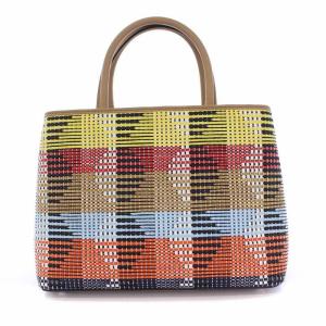 FENDI プチ トゥージュール トートバッグ ベージュ マルチカラー 8BH253