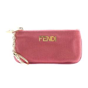 キーケース キーリング コインケース 小銭入れ ゴールド金具 ピンク